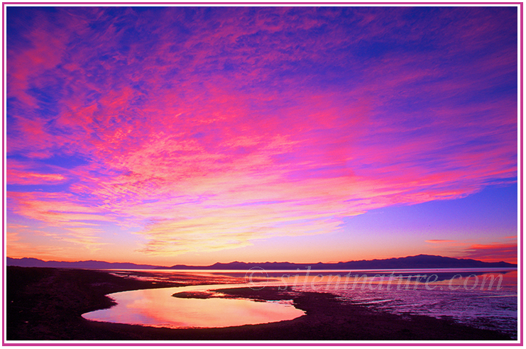 Sunset over Great Salt Lake